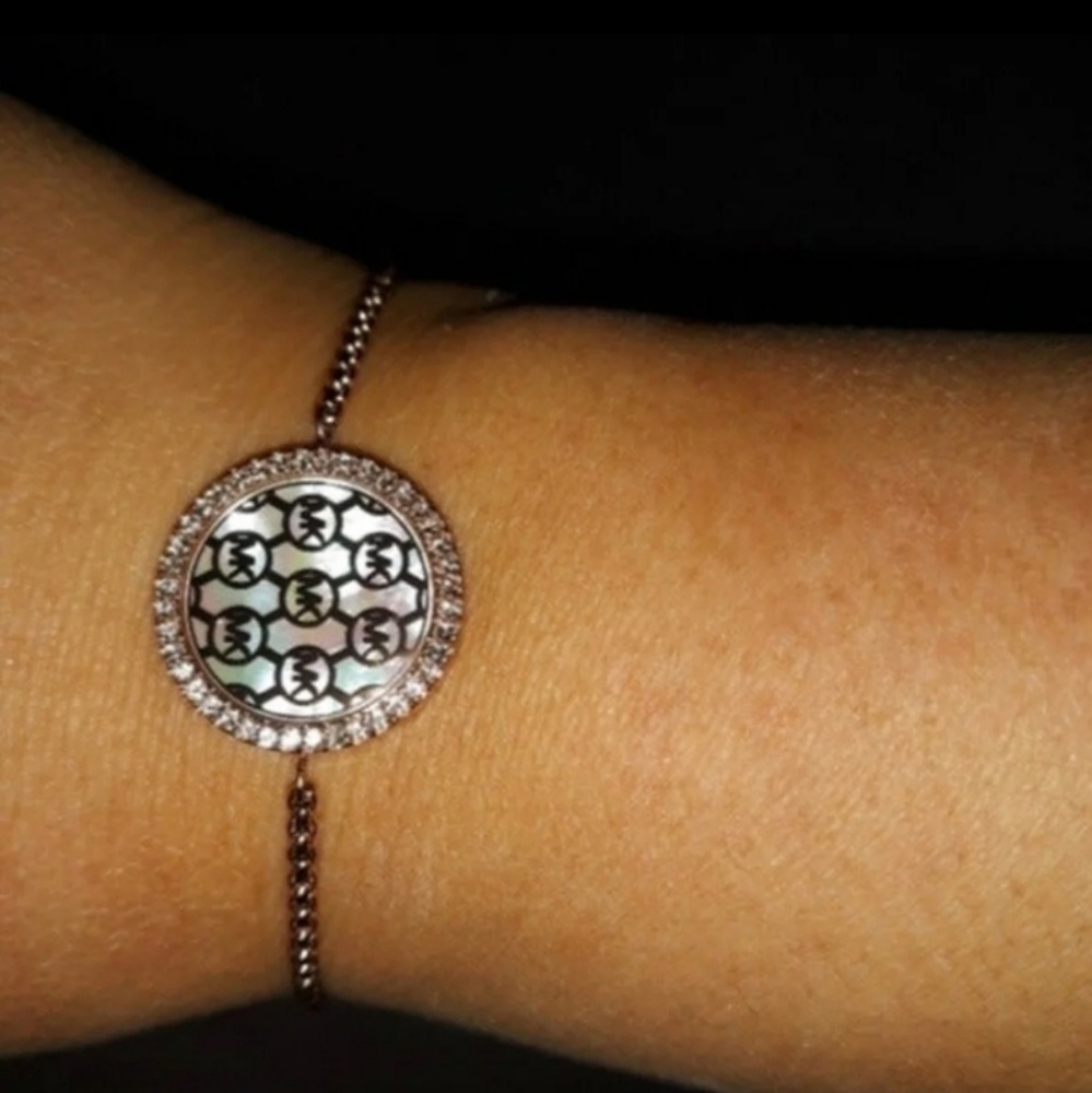 Like New Michael Kors Rose Gold MK Bracelet